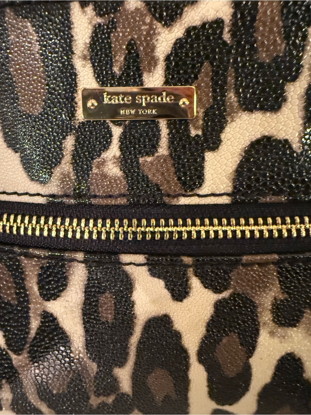 Kate Spade Shore Street Margareta / Tinie Leopard Crossbody Bag EUC - Picture 13 of 16